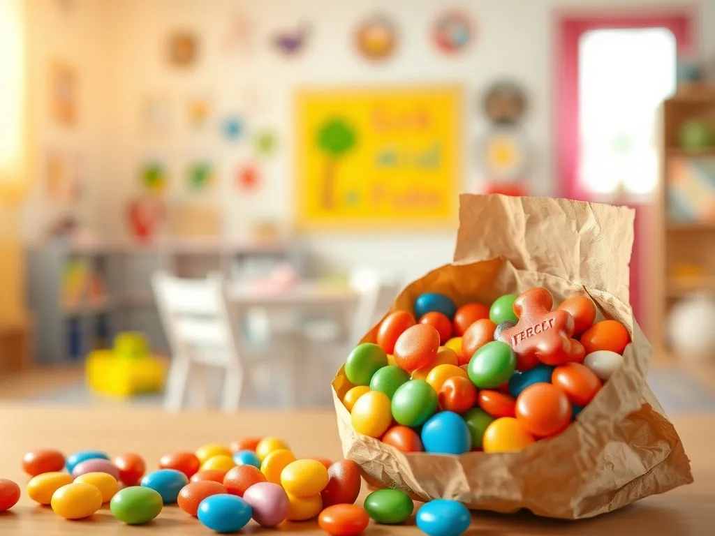 Jak zapakować cukierki do przedszkola?