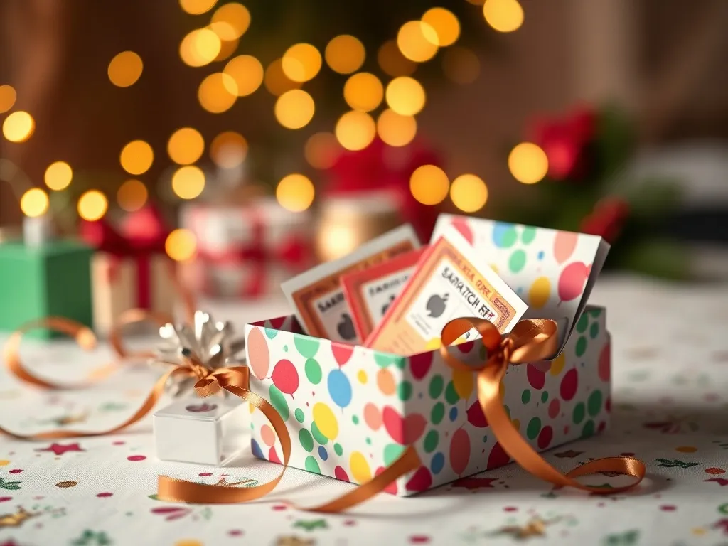 Jak zapakować zdrapki na prezent?